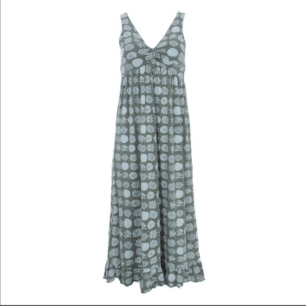 Kickee Gown Succulent Pattern